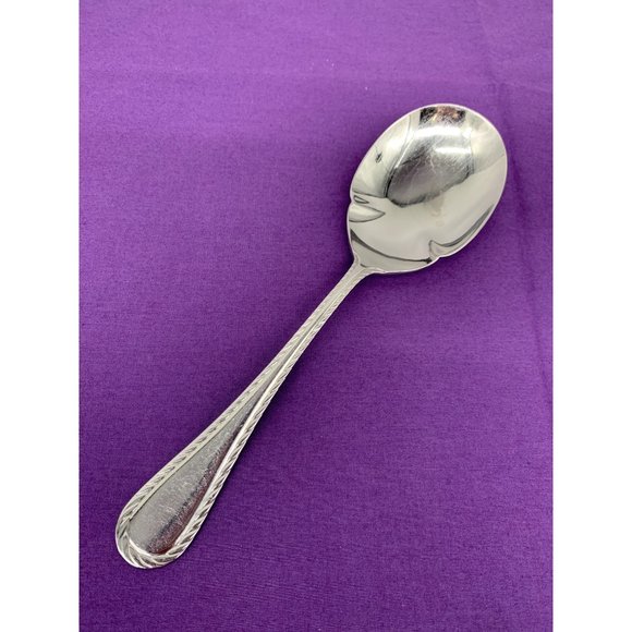 Oneida Belmont Lion Casserole Spoon China Flatware - Picture 1 of 8